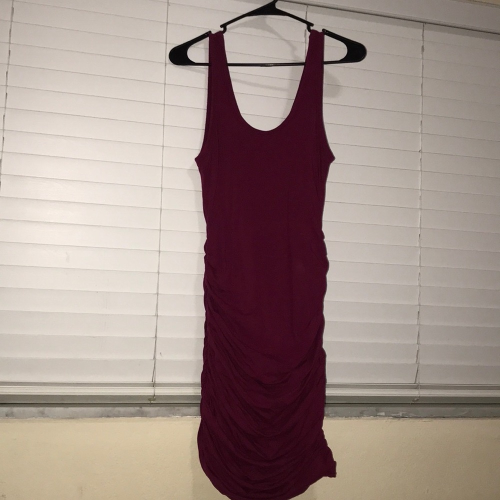 Express dress with ruching detail